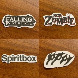 Band Logo Stickers